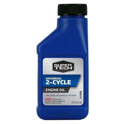 Super Tech Universal 2-Cycle Engine Oil, 2.6 oz bottle