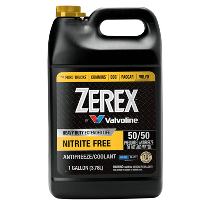 Zerex Extended Life Nitrite Free Heavy Duty (HD) Antifreeze/Coolant 50/50 Prediluted Ready-to-Use 1 GA